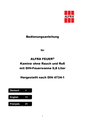 ALFRA FEUER User Manual