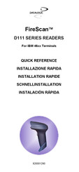 Datalogic FireScan D111 Series Quick Reference