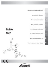Galletti ESTRO EYVK10S Installation Instructions Manual