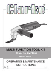 Clarke CMFT250 Operating & Maintenance Instructions