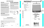 Sams PHOTOFACT 27GT630YX51 Technical Service Data
