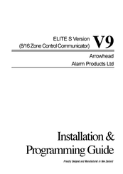 Arrowhead Alarm Products Elite S V9 Installation & Programming Manual