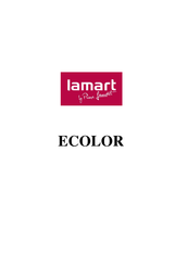lamart ECOLOR Operating Instructions Manual