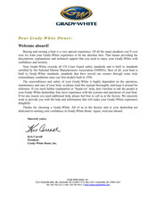 Grady-White Boats Express 330 Owner's Manual