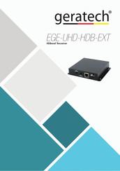 geratech EGE-UHD-HDB-EXT Manual