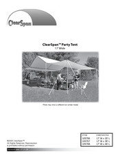 ClearSpan 105707 Manual