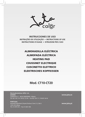 Jata Calor CT20 Instructions For Use Manual
