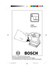 Bosch 3289D Instruction Manual