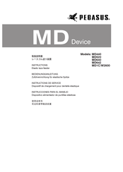 Pegasus MD1C/W2600 Instructions Manual