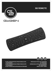 Gogen SB REMOTE Quick Start Manual
