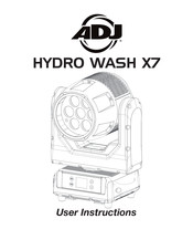 Adj HYDRO WASH X7 User Instructions