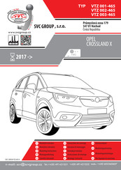 SVC GROUP VTZ 001-465 Mounting Instructions