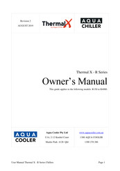 Aqua Thermal X R Series Owner's Manual
