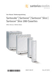Sartorius stedim Sartocon Slice 200 Cassettes User Manual