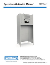 GILES FSH-4 Hood Operation & Service Manual