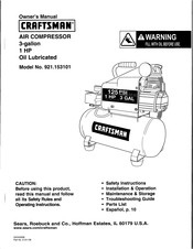 Craftsman 921.153101 Owner's Manual