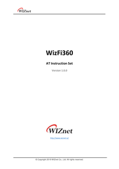 Wiznet WizFi360 Series At Instruction Set
