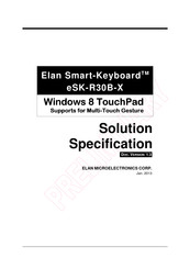 Elan eSK-R30B-X Manual