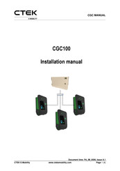 CTEK CGC100 Installation Manual