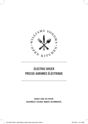 Williams-Sonoma 60074 Manual