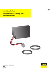 Viega Multiplex Trio E 6146.39 Instructions For Use Manual