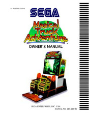 Sega Magical Truck Adventure Owner's Manual