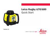 Leica Geosystems Rugby 670 Quick Start Manual