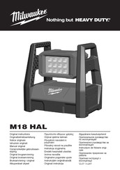 Milwaukee M18 HAL Original Instructions Manual