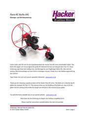 Hacker Para-RC Bullix XXL Manual