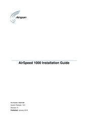 Airspan AirSpeed 1000 Installation Manual