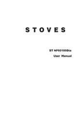 STOVES ST NF60189Sta User Manual