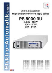 Electro-Automatik PS 8240-170 3U Manual