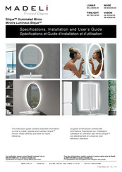Madeli Slique VISION Specifications, Installation And User’s Manual