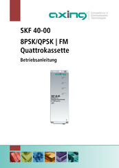 axing SKF 40-00 Operation Instructions Manual