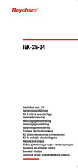 Raychem IEK-25-04 Installation Instruction