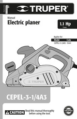 Truper CEPEL-3-1/4A3 Manual