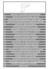 AIRFORCE F74 RLN Instruction On Mounting And Use Manual