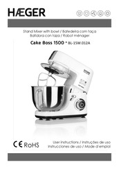 HAEGER Cake Boss 1500 User Instructions
