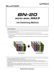 PDF Send by Email ROLAND VersaStudio BN-20 Service Manual