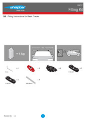 Whispbar K412 Fitting Instructions Manual