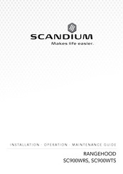 Scandium SC900WTS Installation Operation & Maintenance