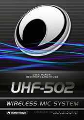 Omnitronic UHF-502 User Manual