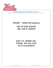 HURST 600 HP Euro Owner's/Operator's Manual