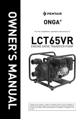 Pentair ONGA LCT65VR Owner's Manual