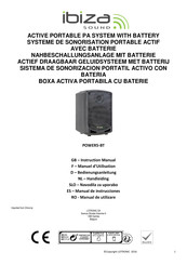 Ibiza POWER5-BT Instruction Manual