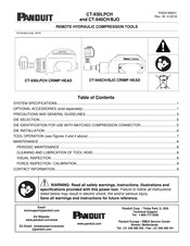 Panduit CT-940CH/BJO Operation Manual