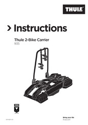 Thule 935 Instructions Manual