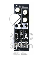 ADDAC System ADDAC701 Assembly Manual