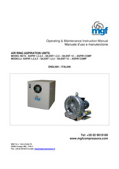 MGF ASPIR COMP 30/7 SCE Operating & Maintenance Instruction Manual