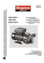 Meganex ADBLUE MEG35113 Installation And Operation Manual